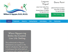 Tablet Screenshot of lagunadanabraces.com